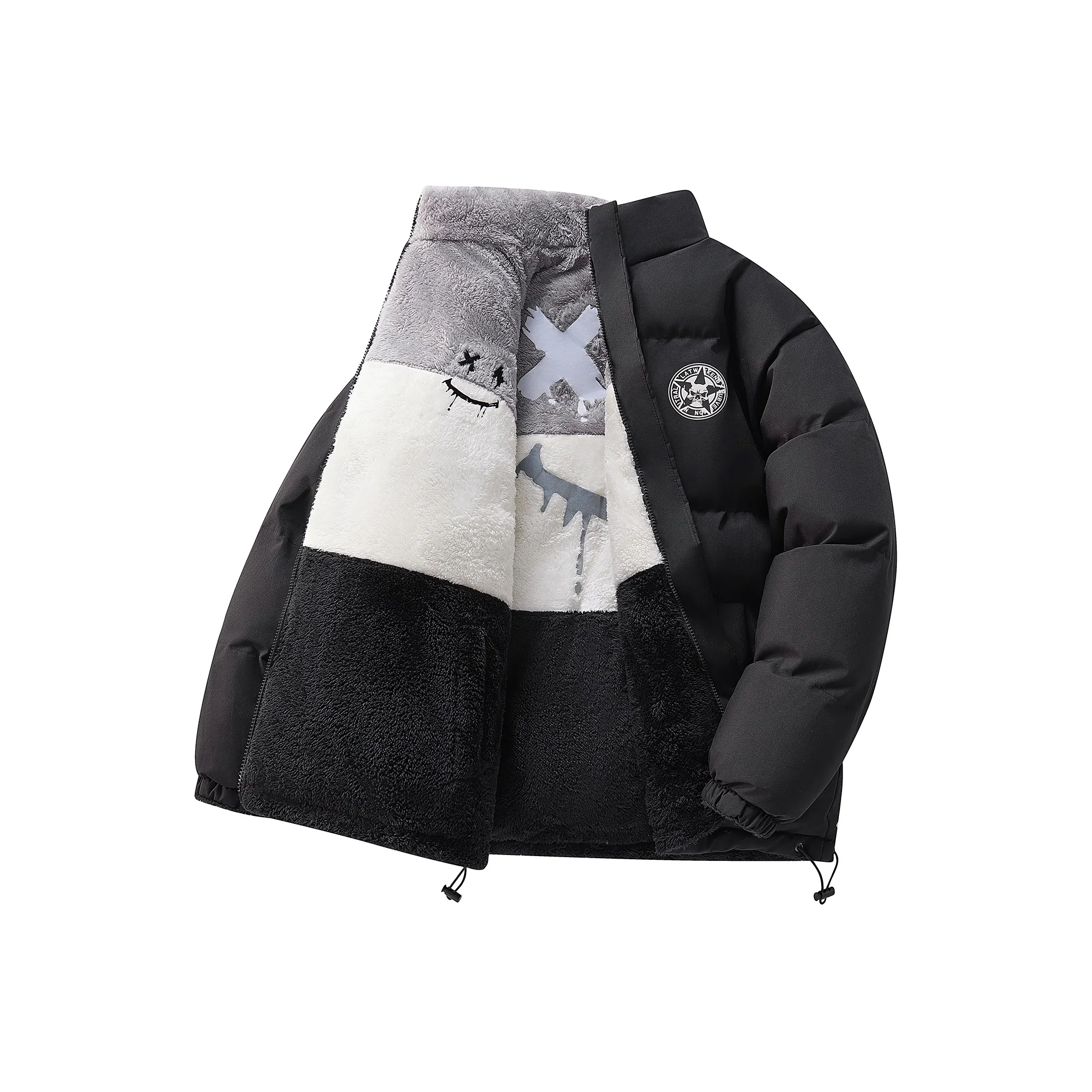 LA'T.WEEKEND Хлопковый пуховик зимний унисекс