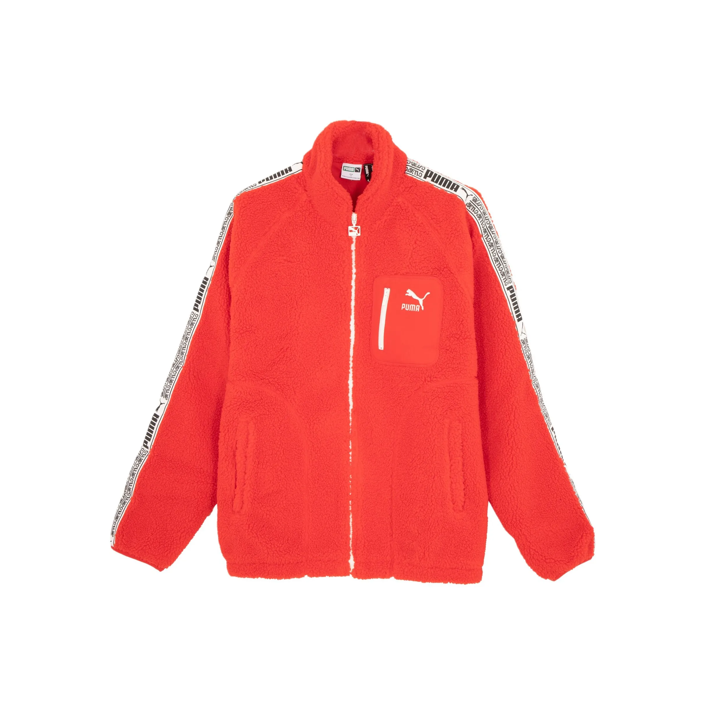 PUMA BZ GRAPHICS Шерпа Куртка Бархат feel Куртка Унисекс Красный