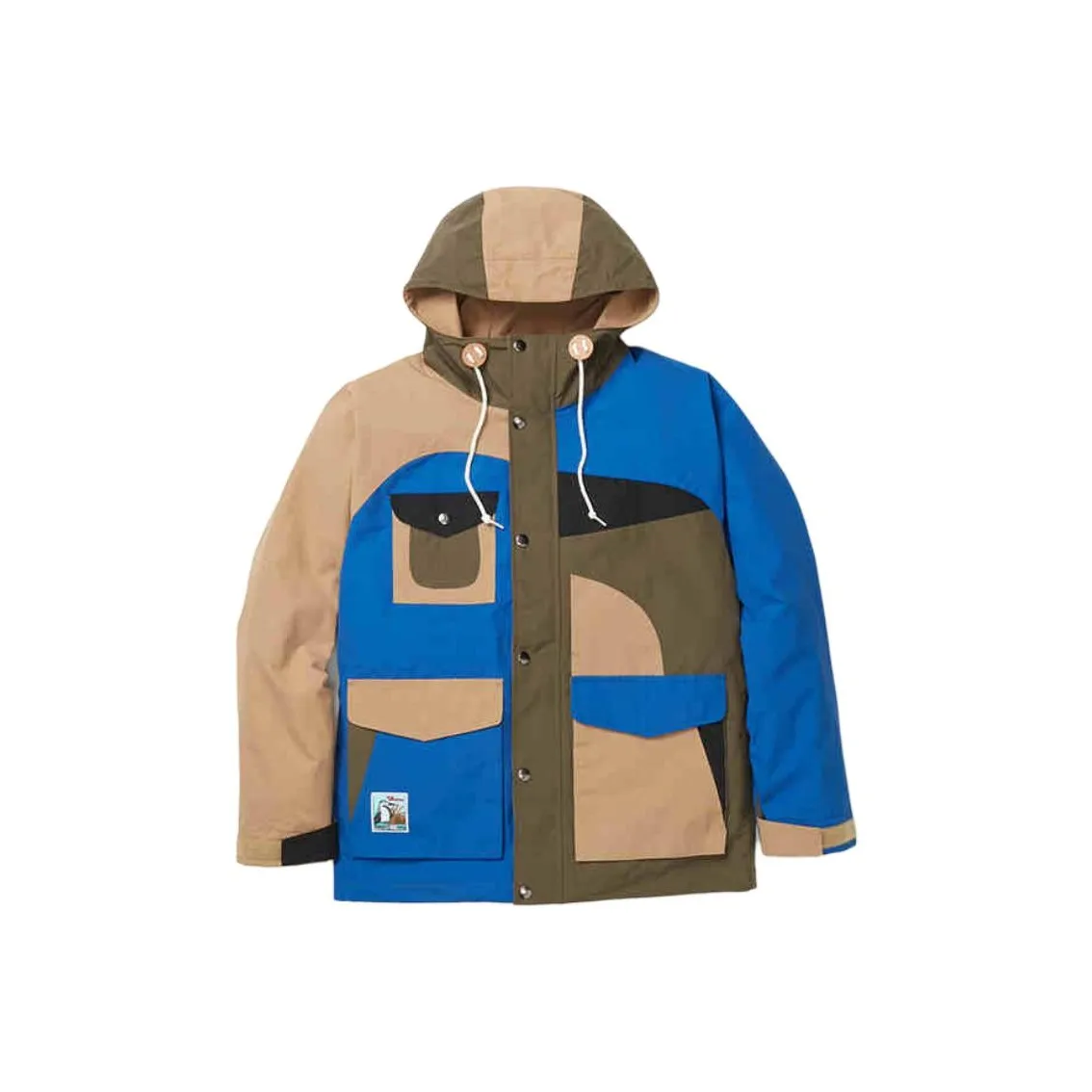 CHUMS Куртки Пальто Унисекс Синий Многоцветный