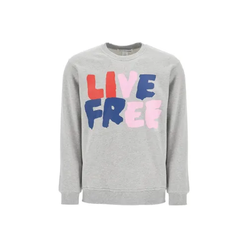COMME DES GARCONS SHIRT Серый Мужские Свитшоты