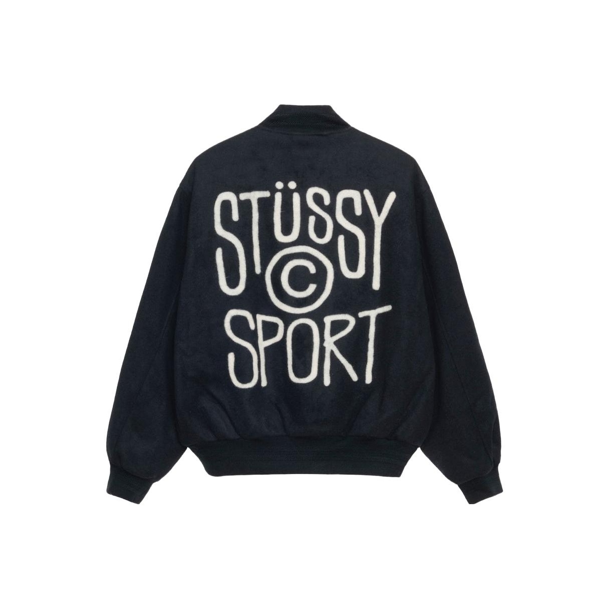 Ｇ*Ｐ様 STUSSY No4 Sweat Varsity Stussy Worldwide Grey Varsity Jacket | eBay