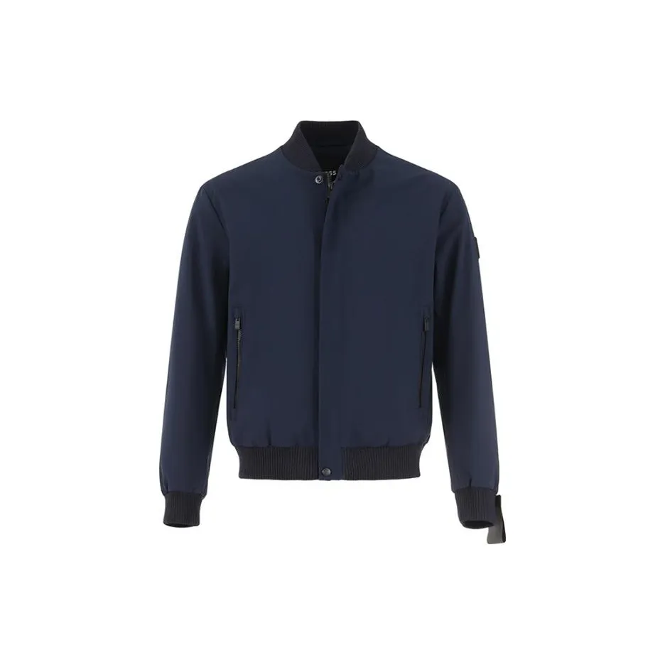 Hugo Boss FW23 Куртки и Пальто Мужской Темно-синий