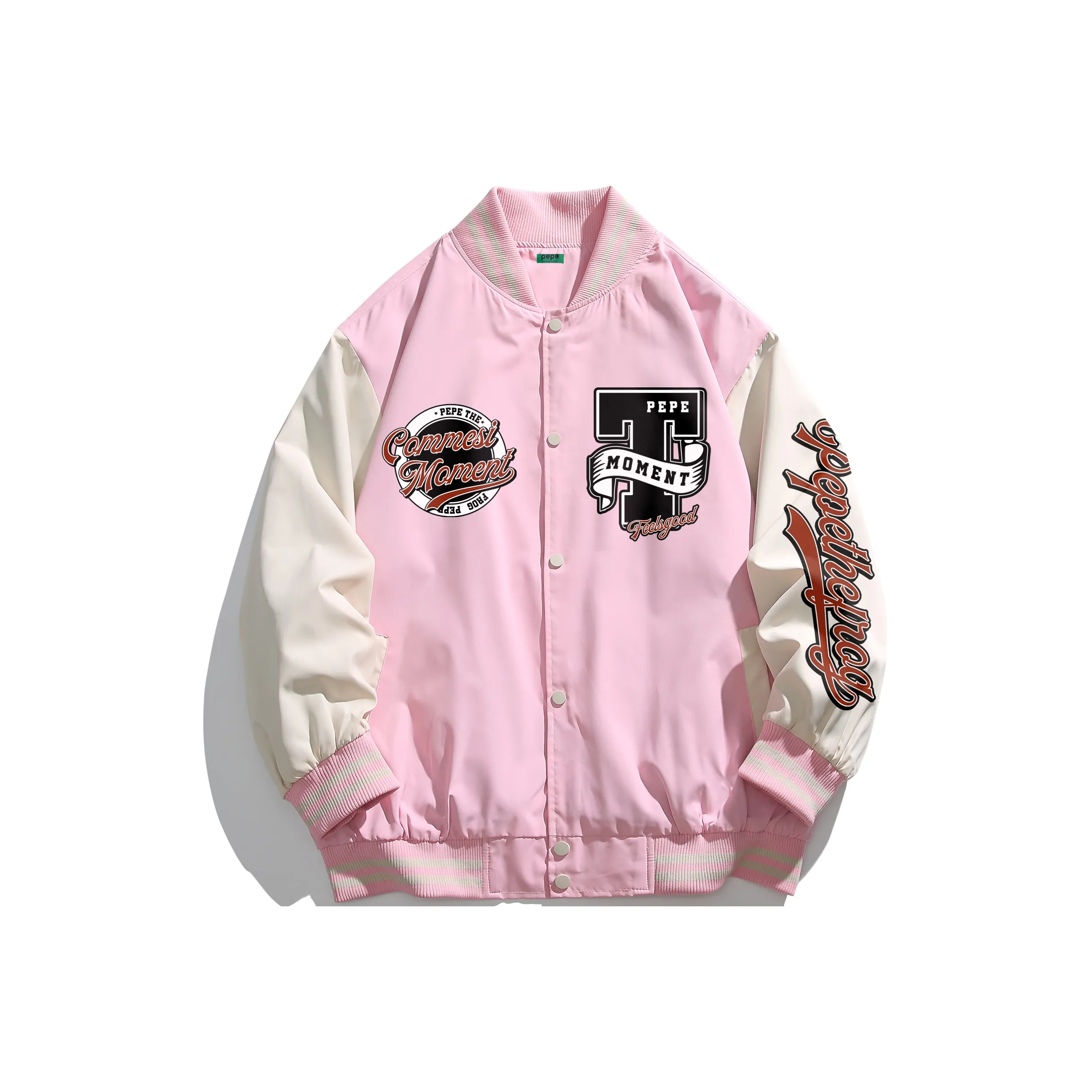 Pepe the Frog Бейсбольная куртка Унисекс