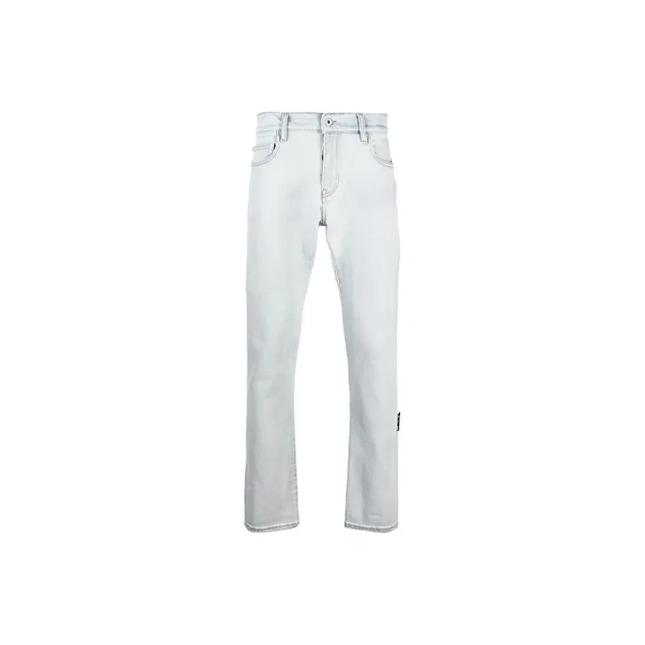 OFF WHITE SS21 Jeans Men's Light Blue