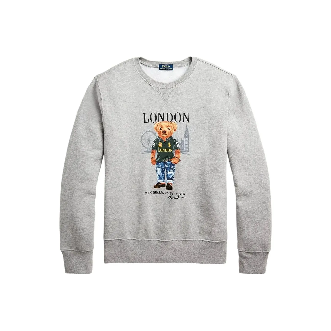 Polo Ralph Lauren FW23 Толстовка Мужской Серый