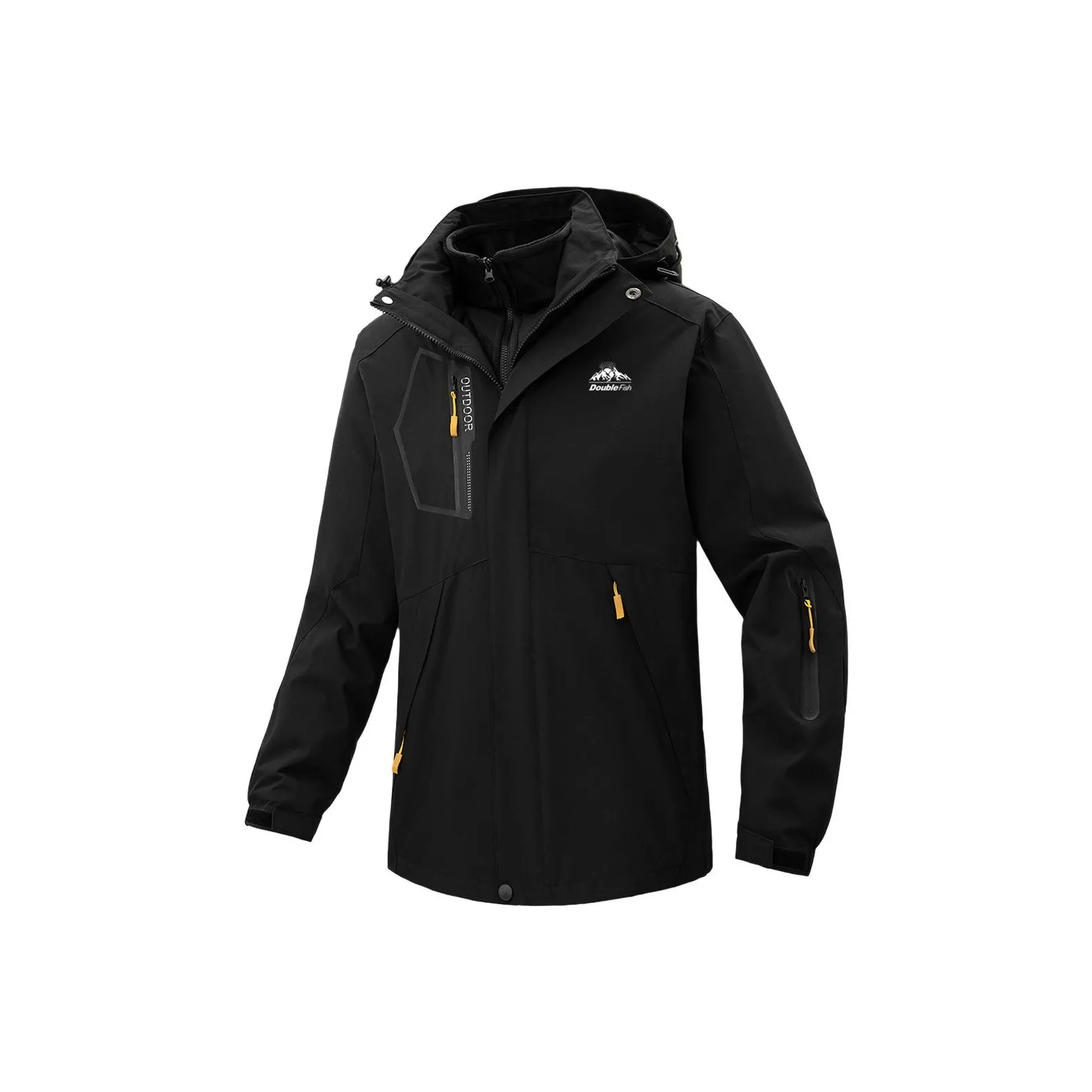 DOUBLEFISH Водонепроницаемый и Ветрозащитный Ветровка Унисекс