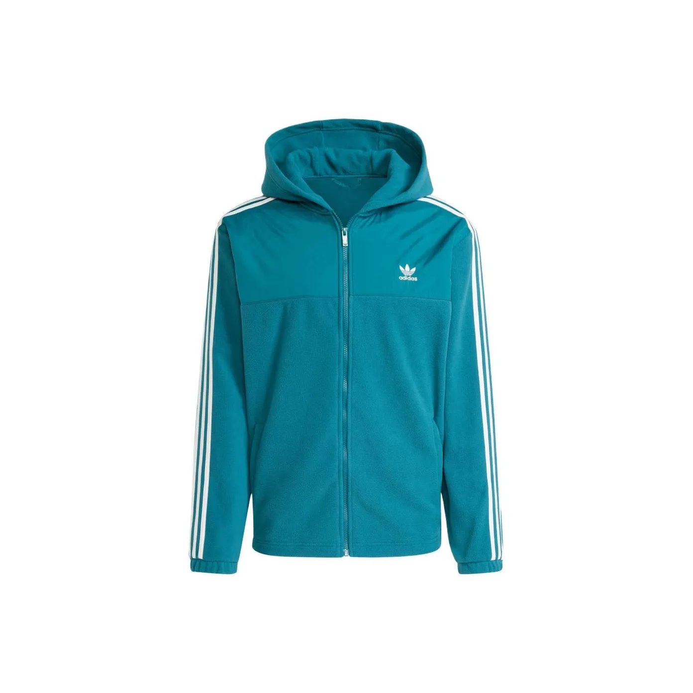 Adidas Originals Adicolor 3-Stripes Teddy Fleece Hoodie
