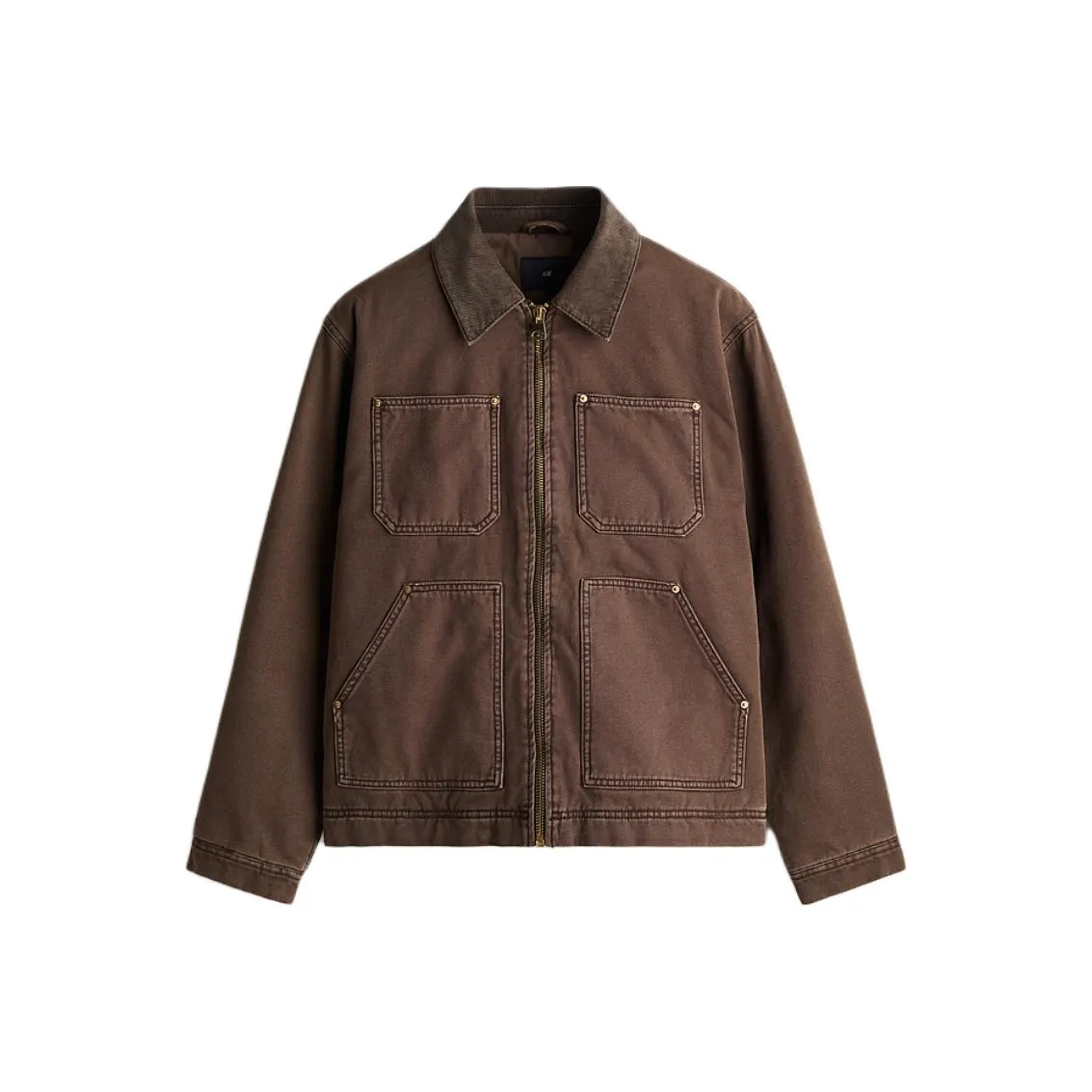 H M Куртки и Пальто Мужской Коричневый