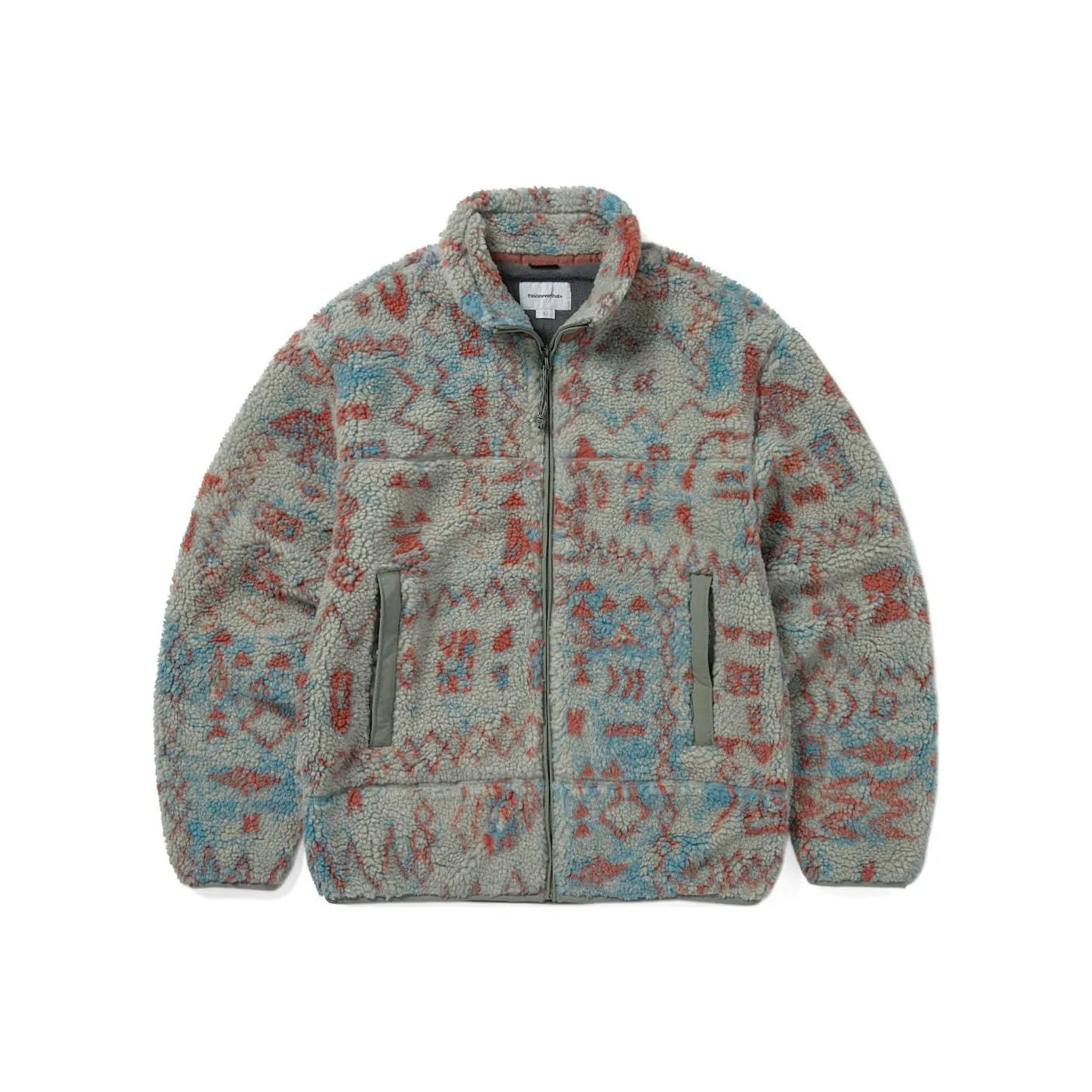 Thisisneverthat FW24 Т Шерпа Флис Куртка Бархат Feel Пальто Унисекс Многоцветный