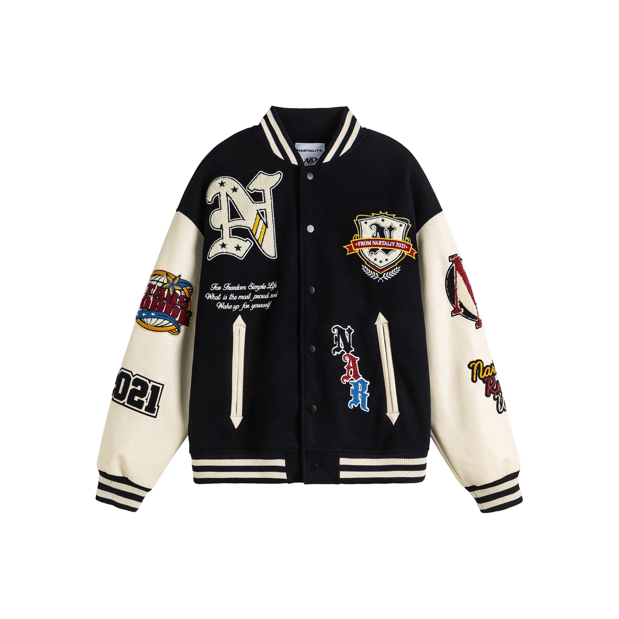 NARTALIY Baseball Jacket Unisex