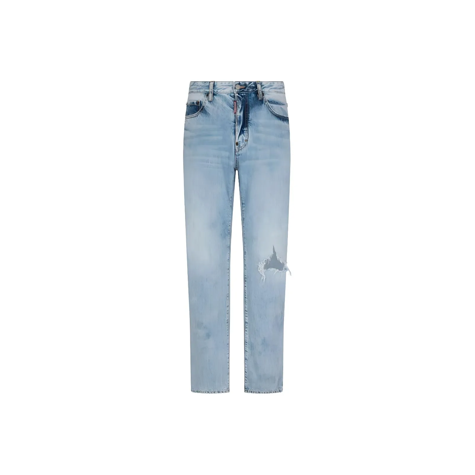 DSQUARED 2 Ripped Detailed Straight Leg Jeans