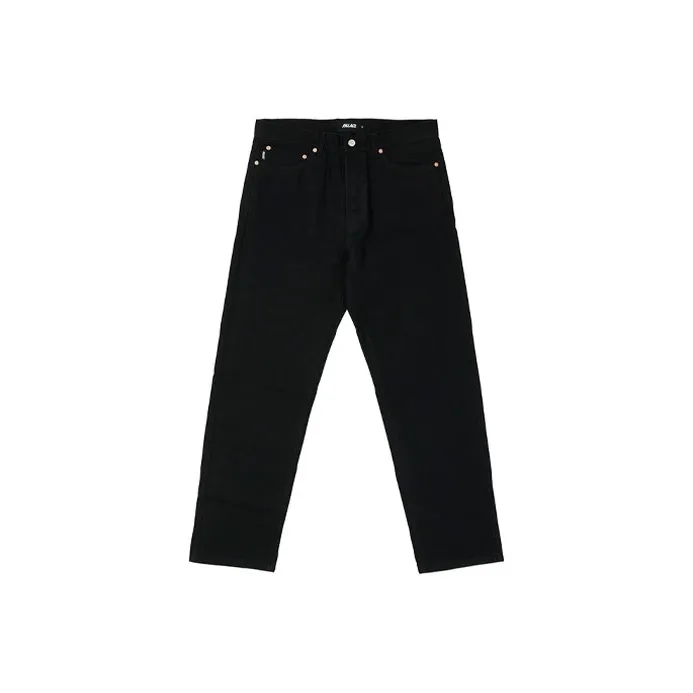 Дворцовый Черный Унисекс Джинсы