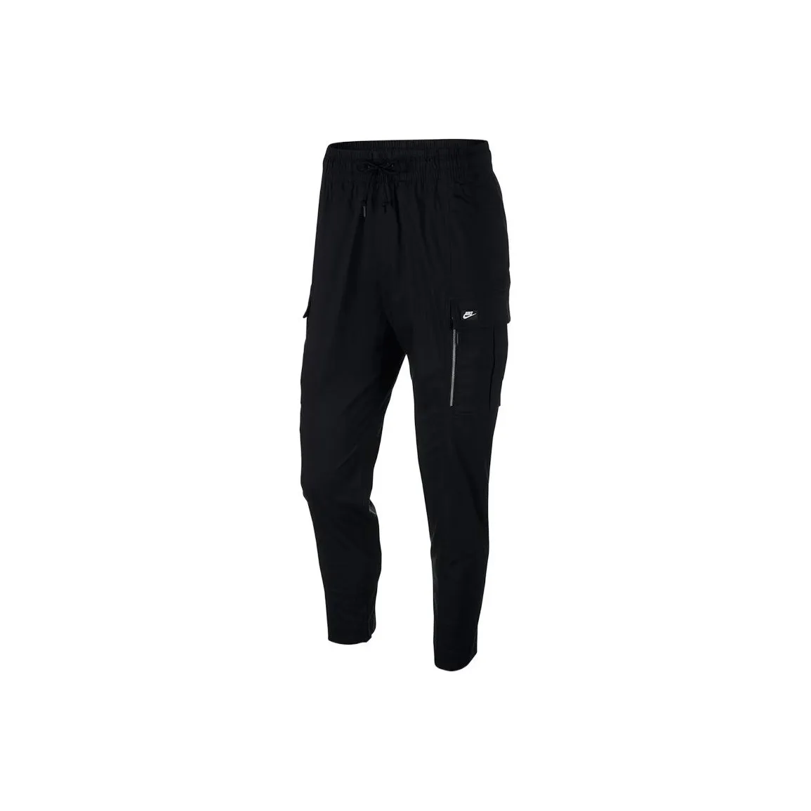 Nike Sportswear Men's Cargo Big Pocket Casual Black Long Pants Black