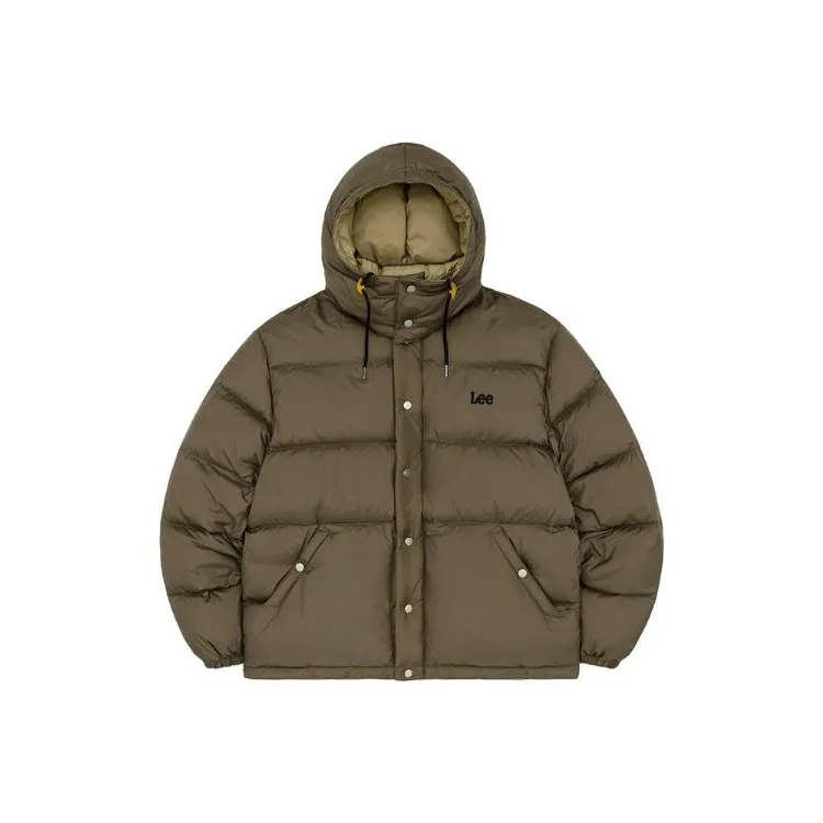 Lee Бежевый Унисекс Пуховики
