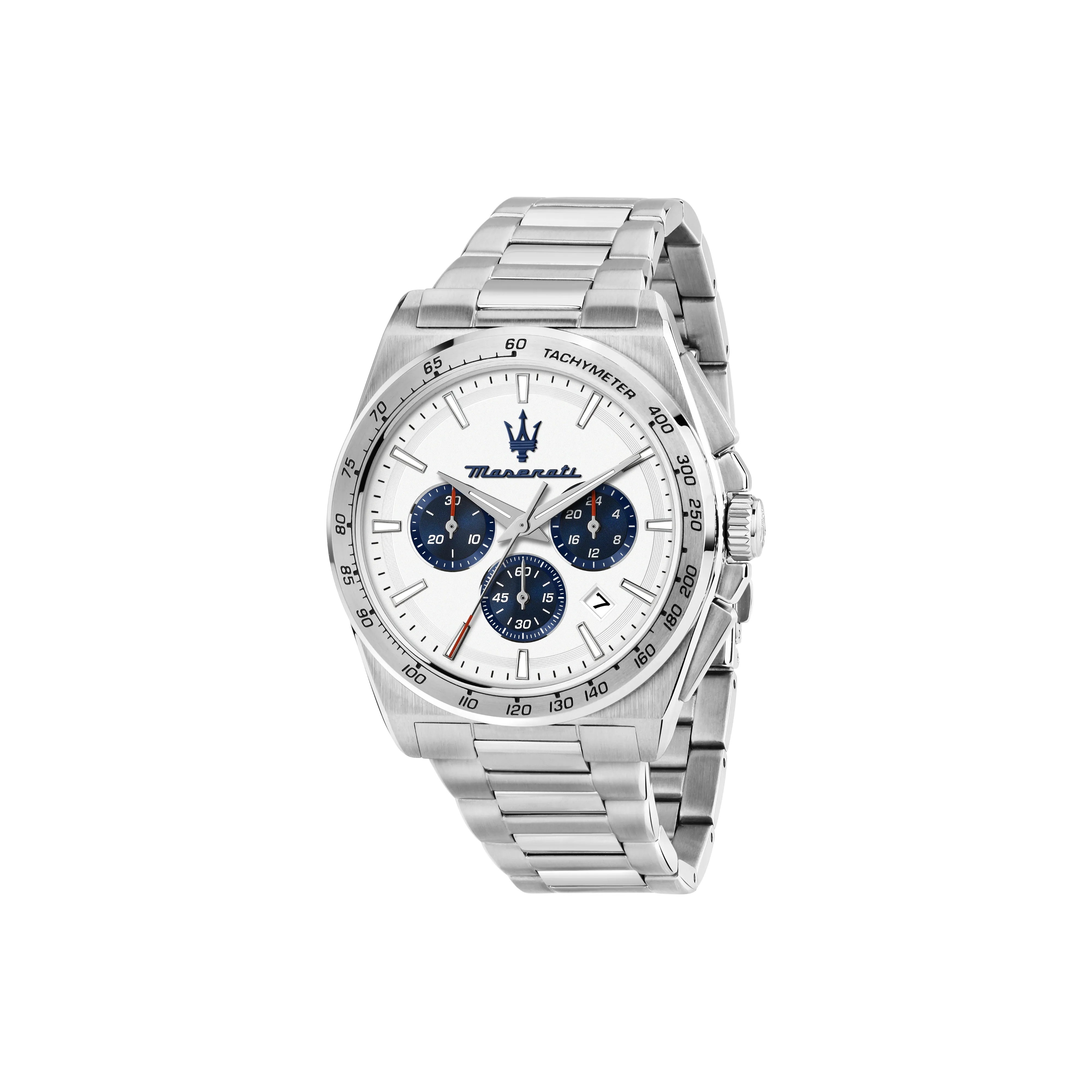 Maserati Кварцевый механизм Мужские часы 43 мм Белый