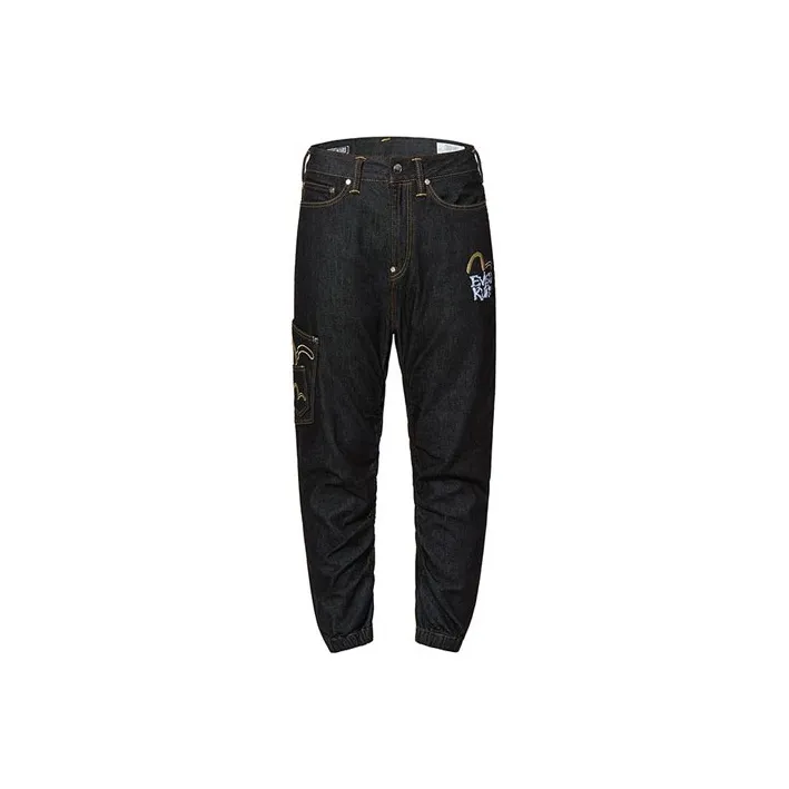 EVISU Джинсовый Синий Мужские Джинсы