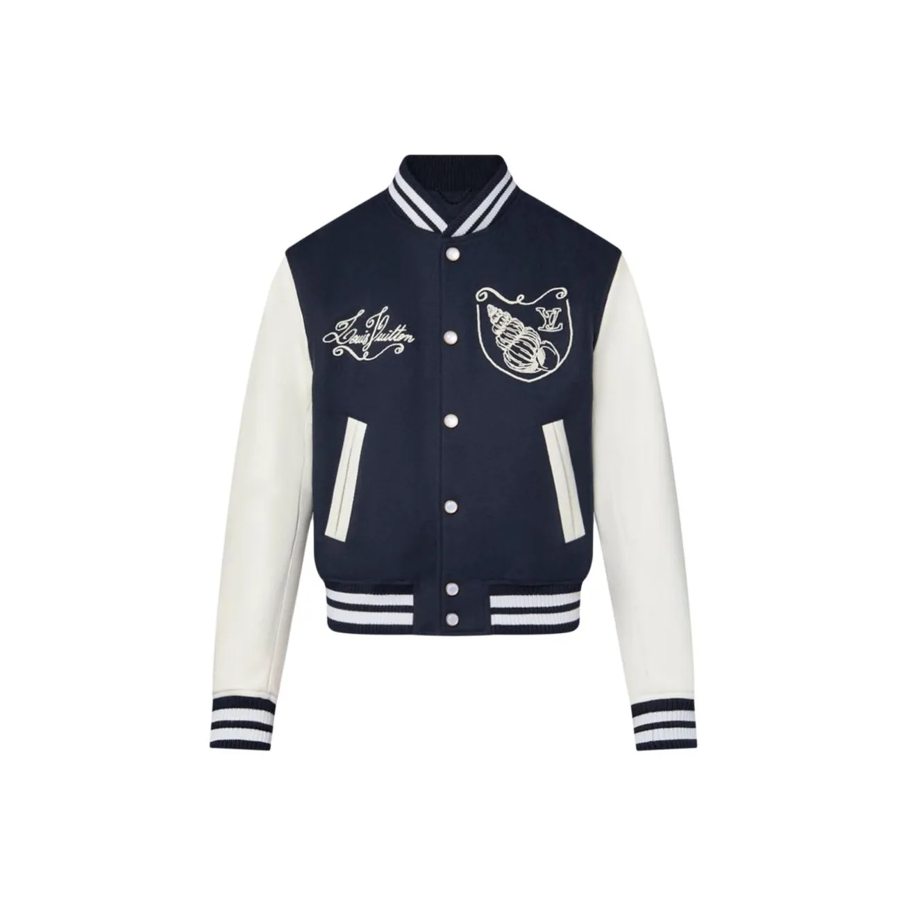LOUIS VUITTON Calfskin Varsity Jacket