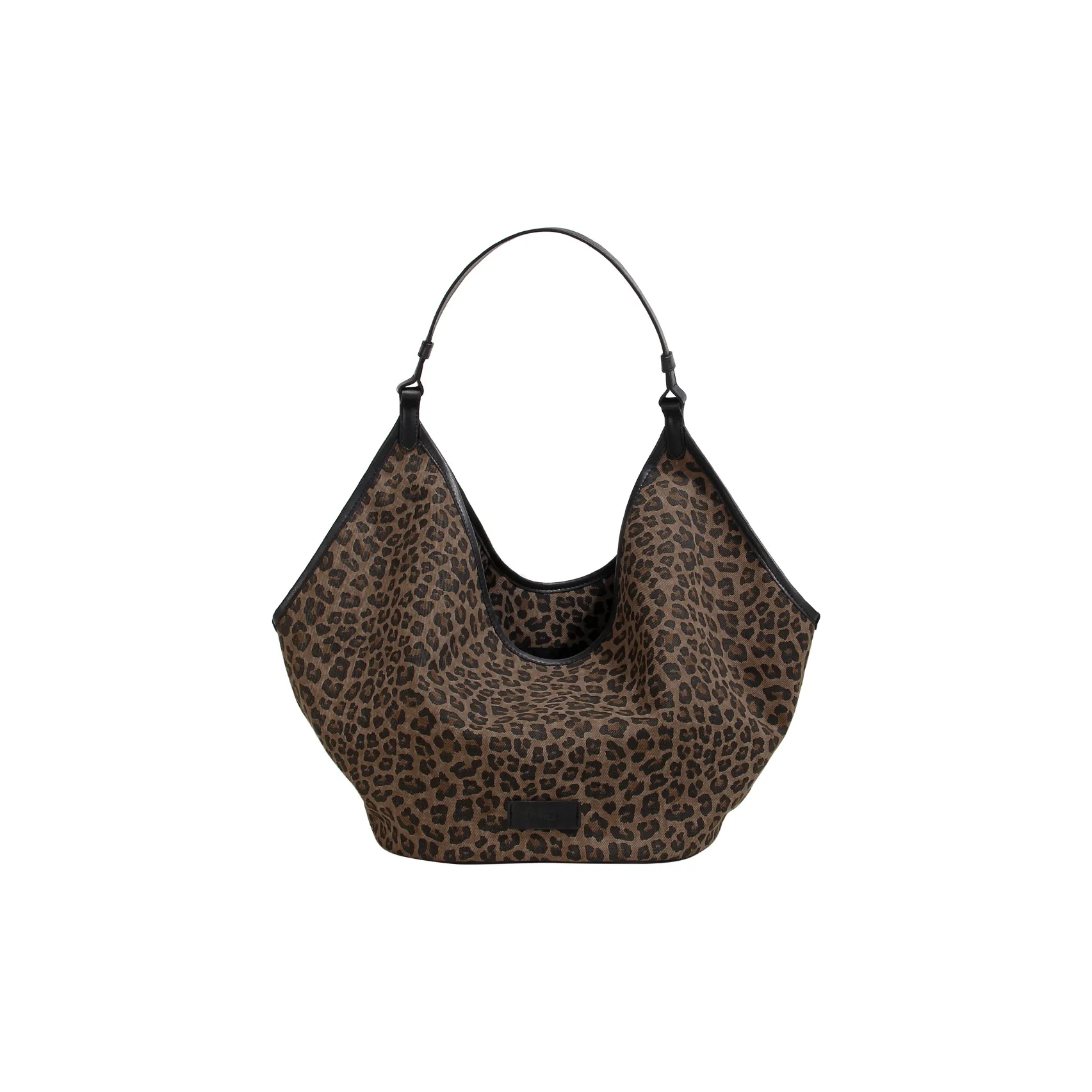 LOSEA Хлопковая ткань Сумка через плечо Большая Женская Темный Леопард