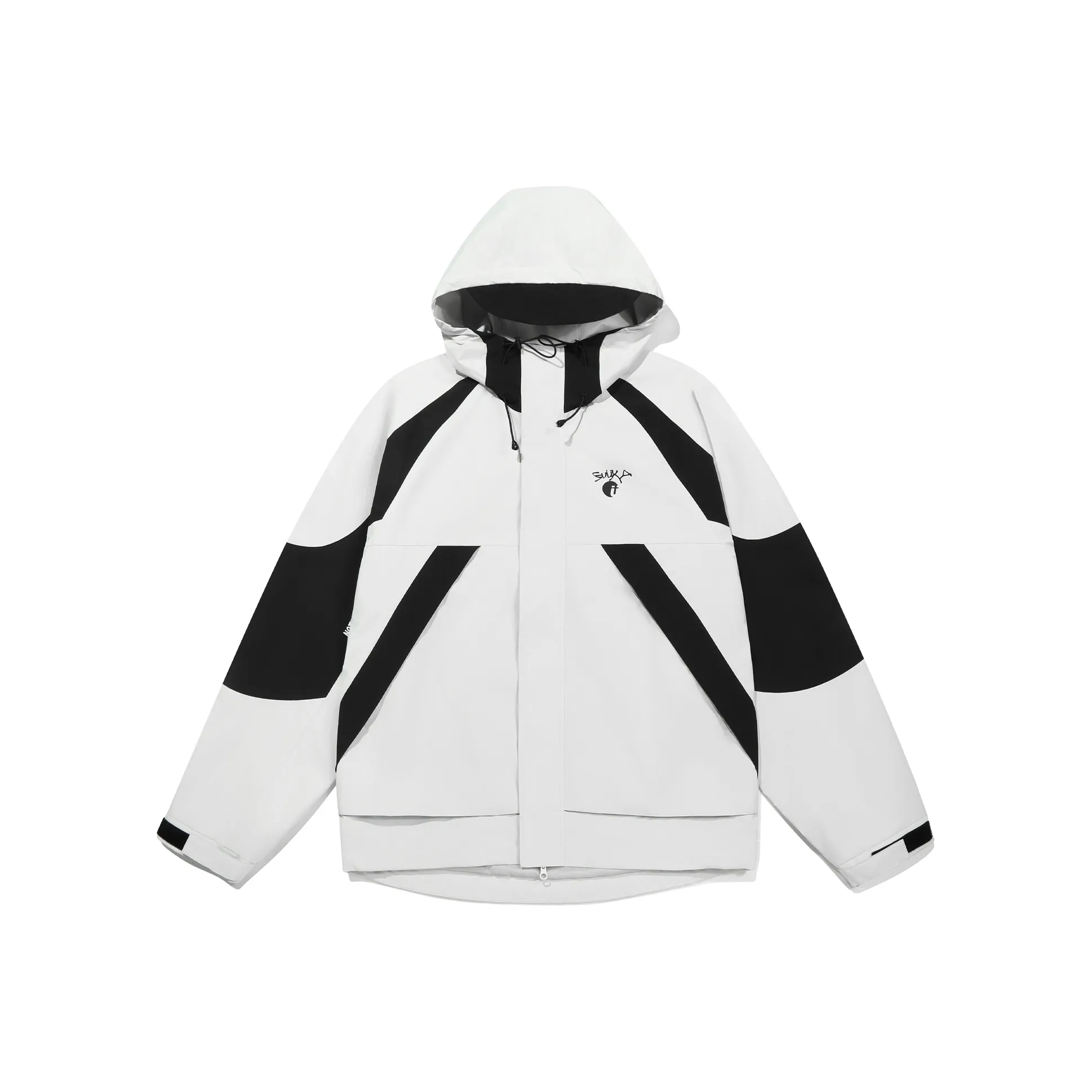 Guuka Outdoor Sun Protection Brim Mountaineering Clothing Coat Loose Fit Unisex Light Gray