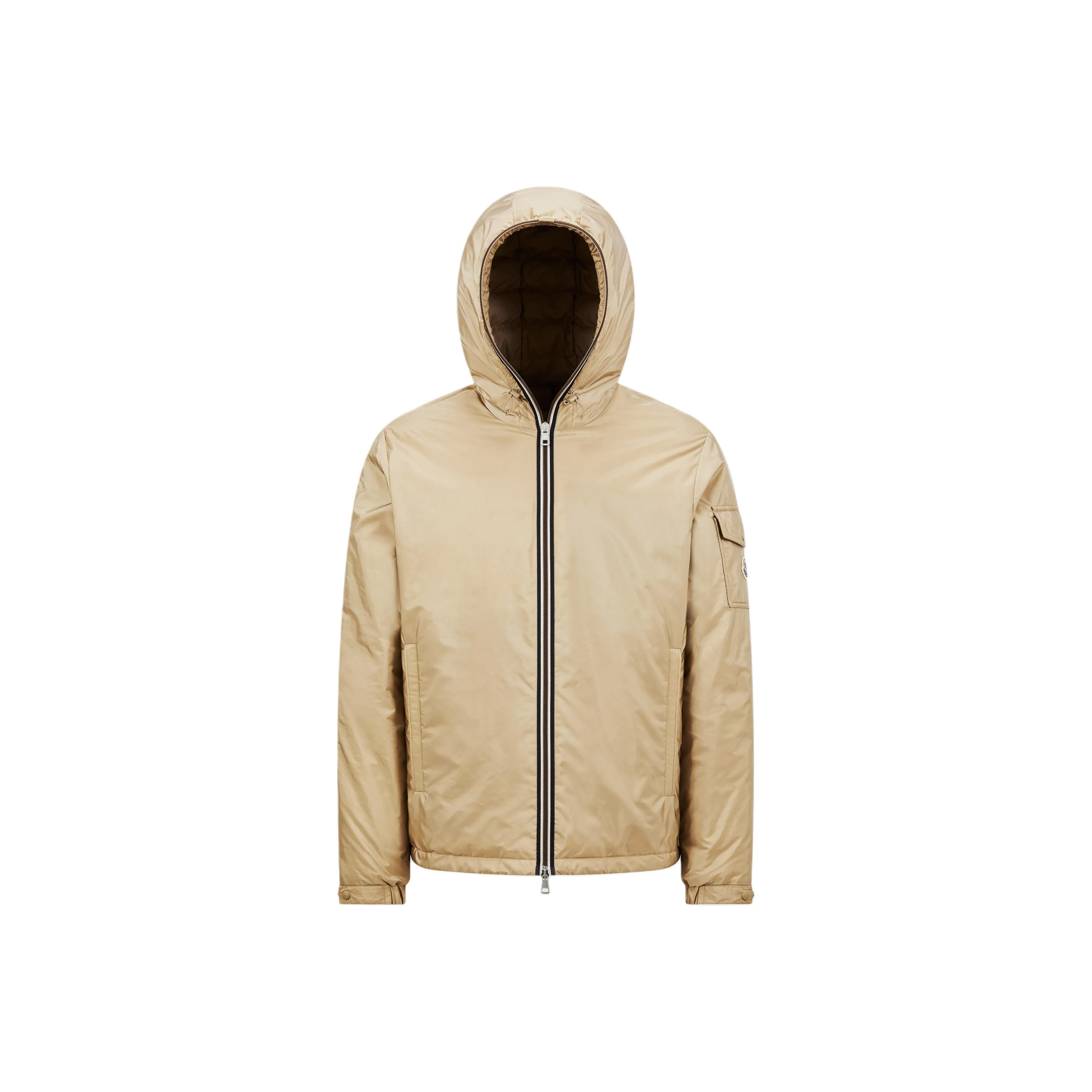 Moncler Down Jackets Men Sand Beige Yellow
