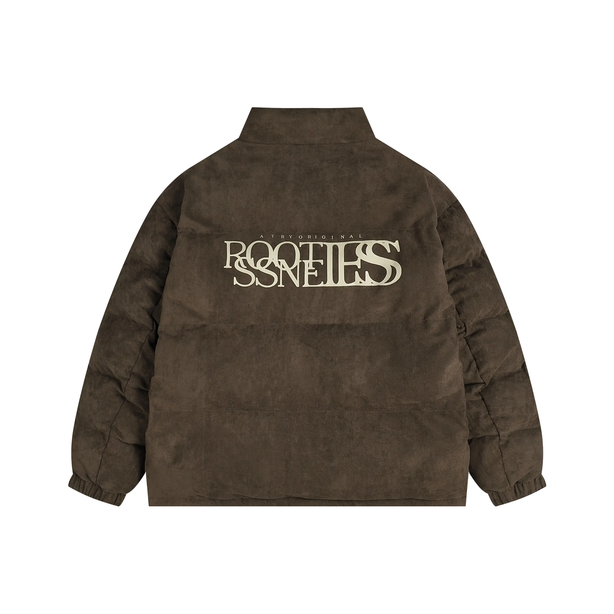 Atry Хлопковый пуховик Куртка National Trend Бренд Роскошная уличная мода Свободный крой Термический хлопковый пуховик Унисекс