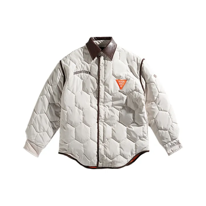 Monster Guardians Хлопковый пуховик Мужской Бежевый