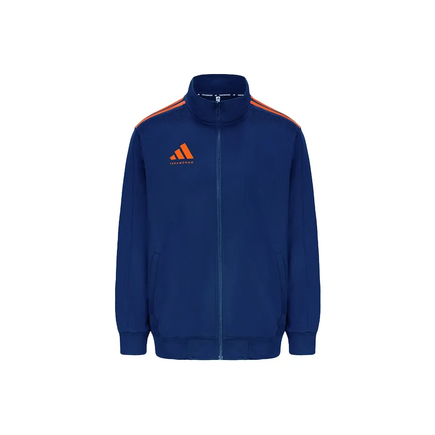 Adidas Taekwondo Куртка Унисекс Blue Base Orange Stripes