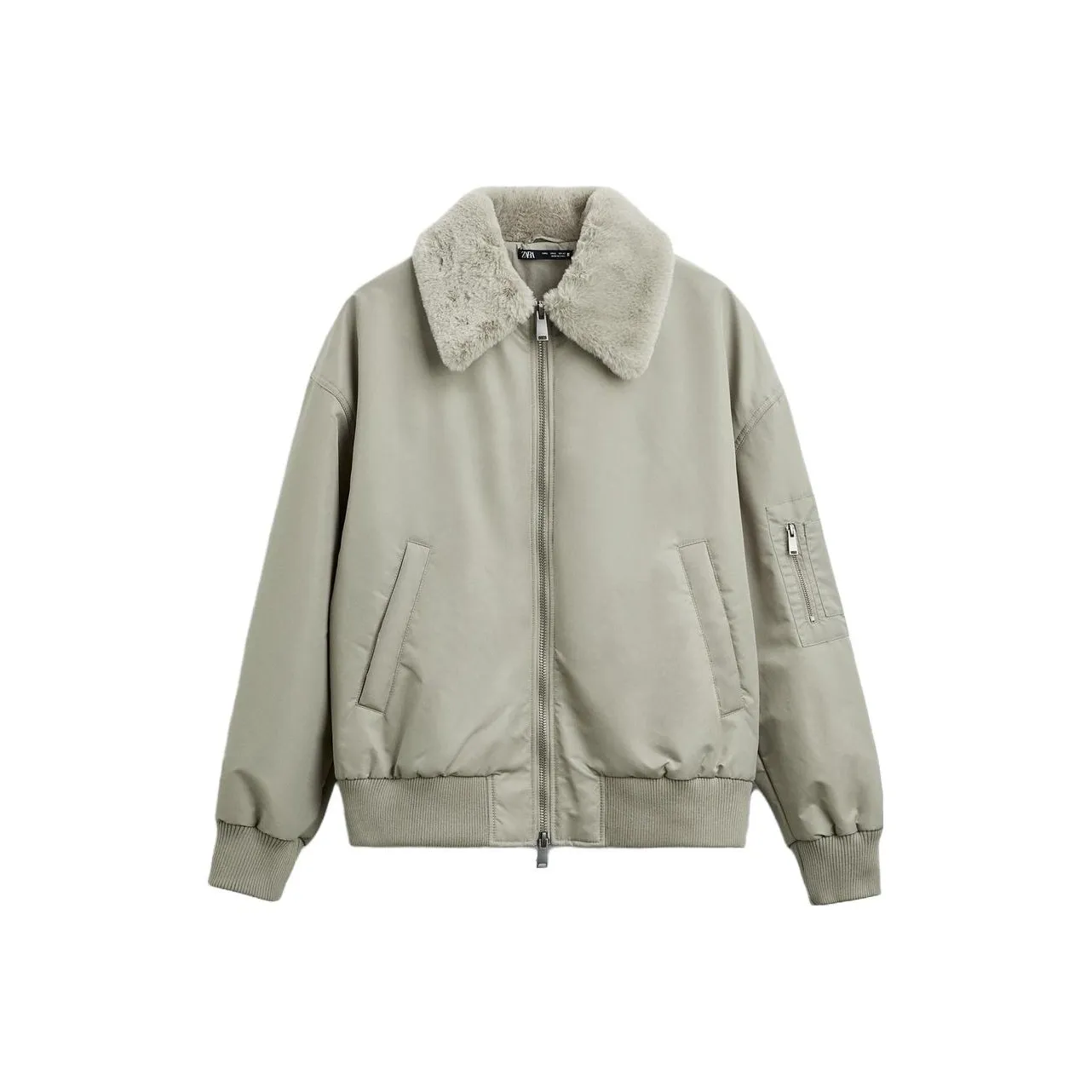 ZARA Jackets Men Ice White