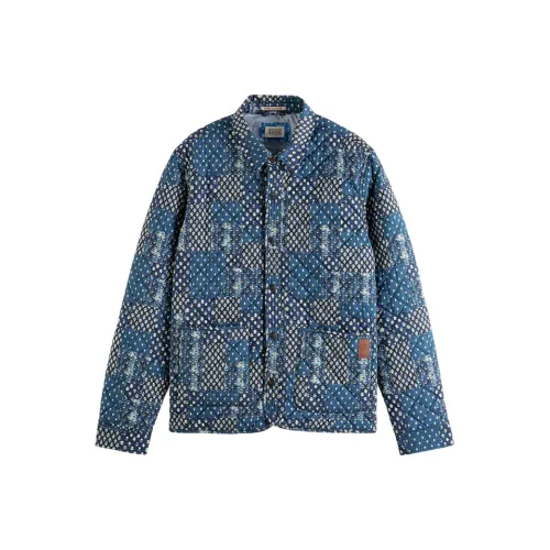 Scotch&Soda Промытый синий Мужские Куртки