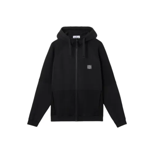 STONE ISLAND Черные Мужские Куртки