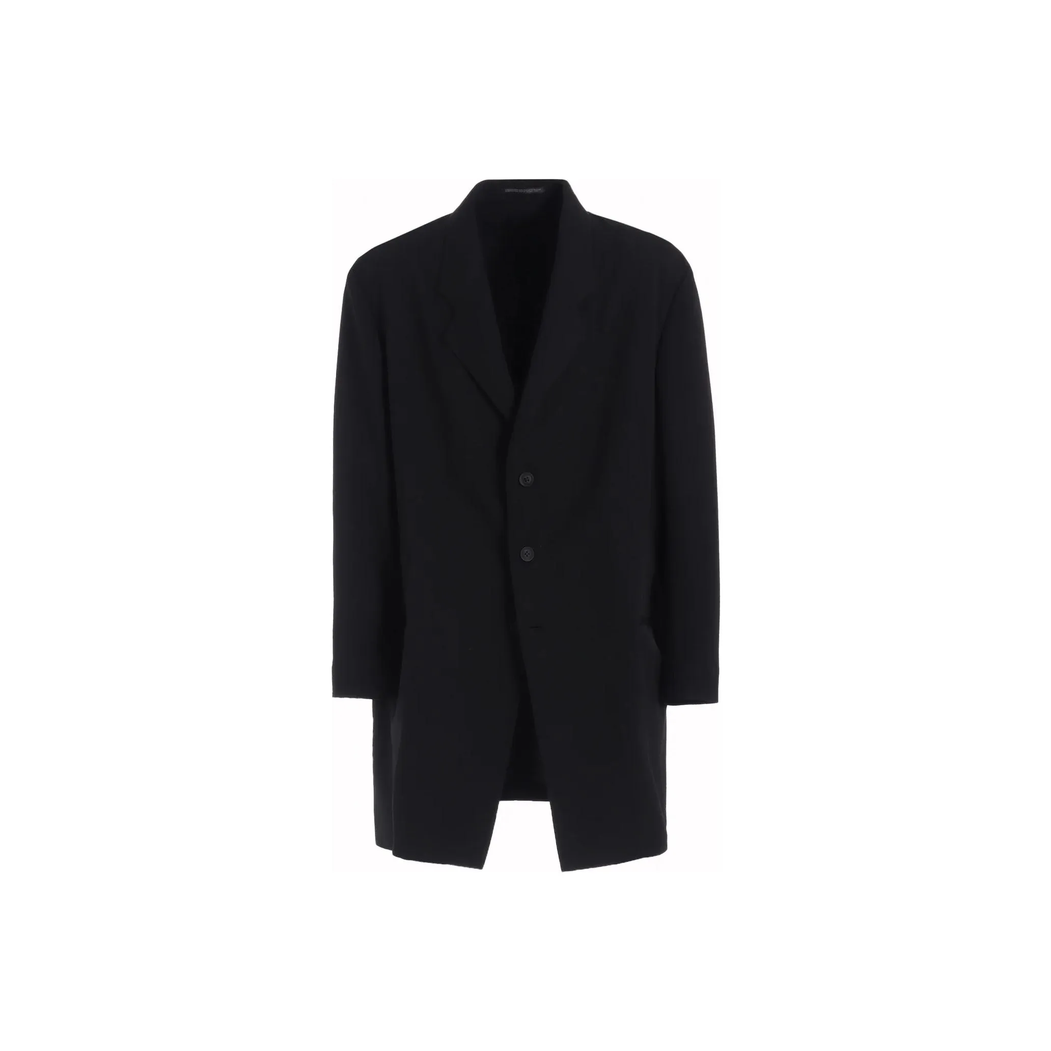 Yohji Yamamoto Army Gabardine Pleated Blazer