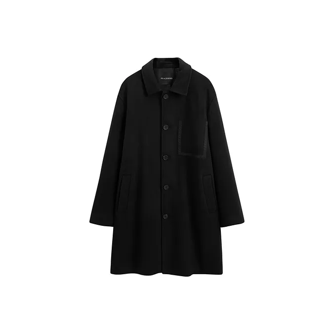 PEACEBIRD MEN Пальто Мужское Черное 1