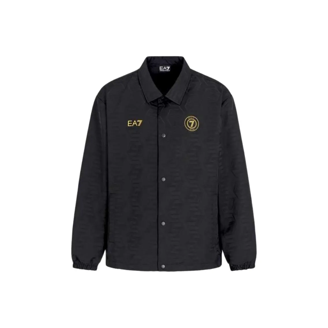 EMPORIO ARMANI EA7 SS25 Куртки и пальто Мужской Черный