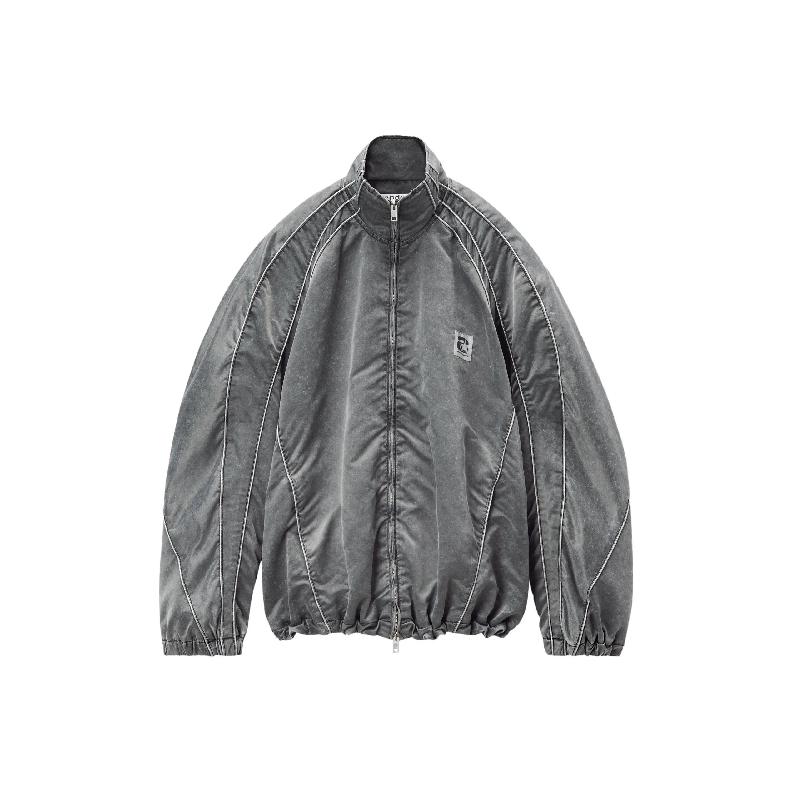 Alexander Wang Panelled Faded Bomber Jacket