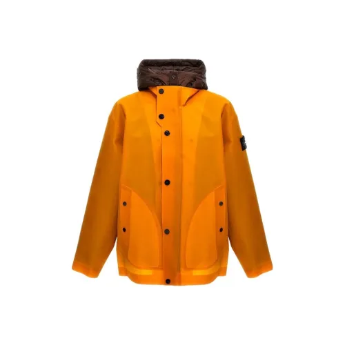 STONE ISLAND Желтые Мужские Куртки