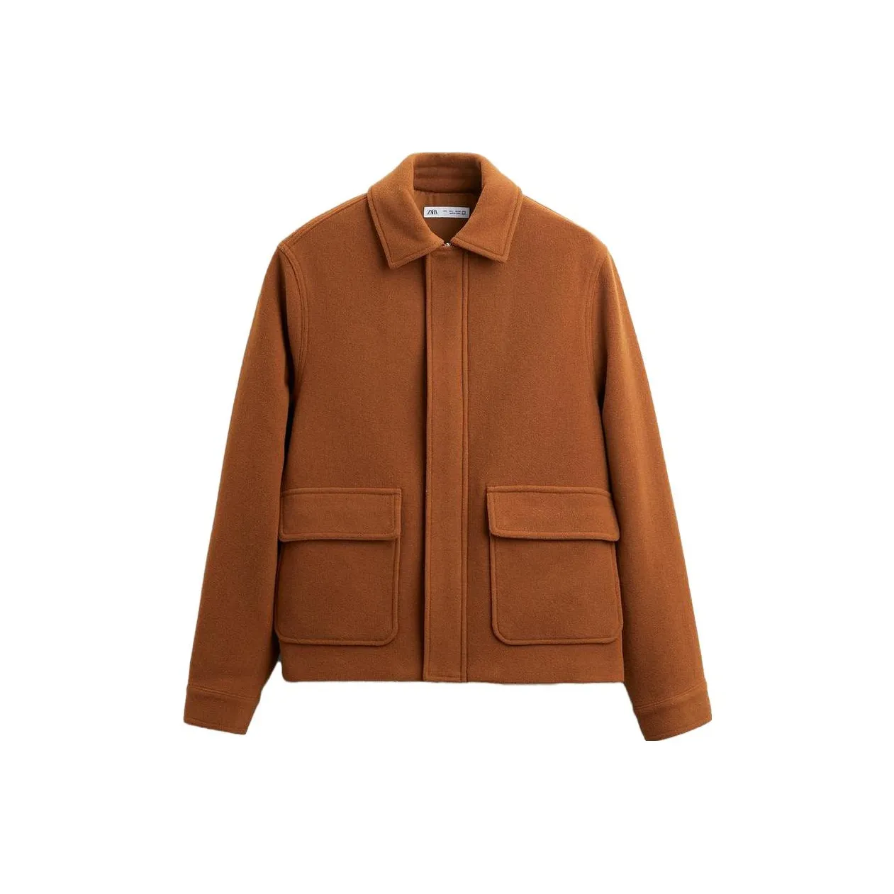 ZARA Jacket Men's Stripe/orange