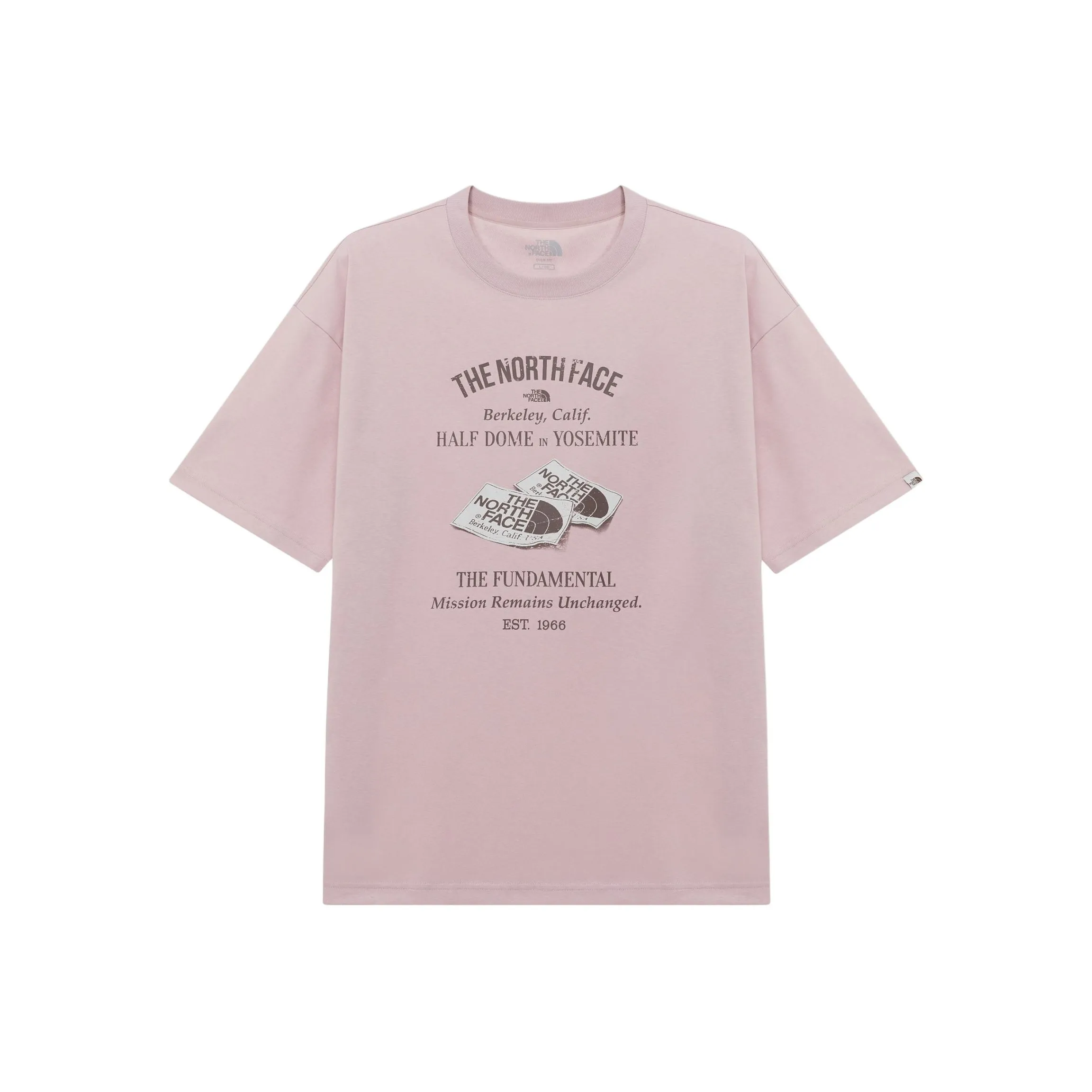 THE NORTH FACE T Shirt Unisex Light Pink