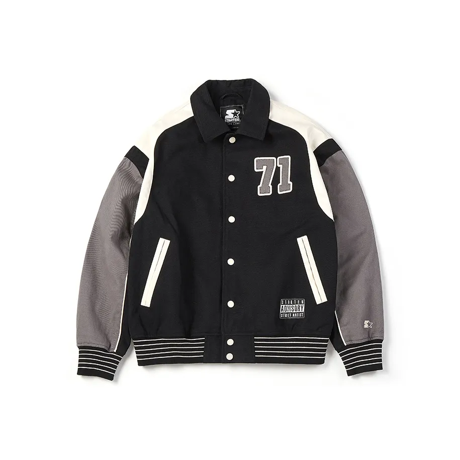 STARTER Baseball Jacket Unisex Black