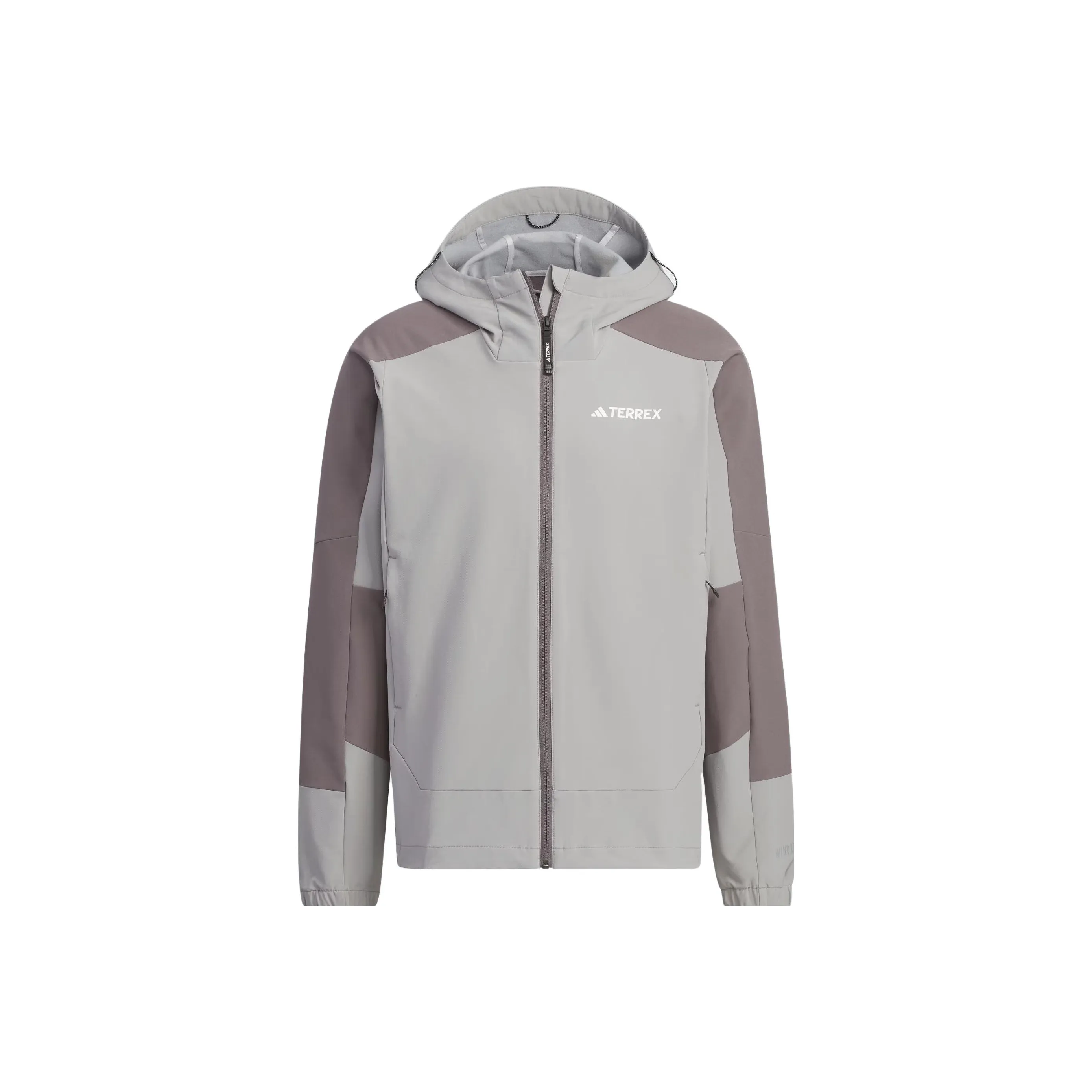 Adidas Wind.Rdy Softshell Hooded Jacket Jackets & Coats Men's Pure Ice Gray
