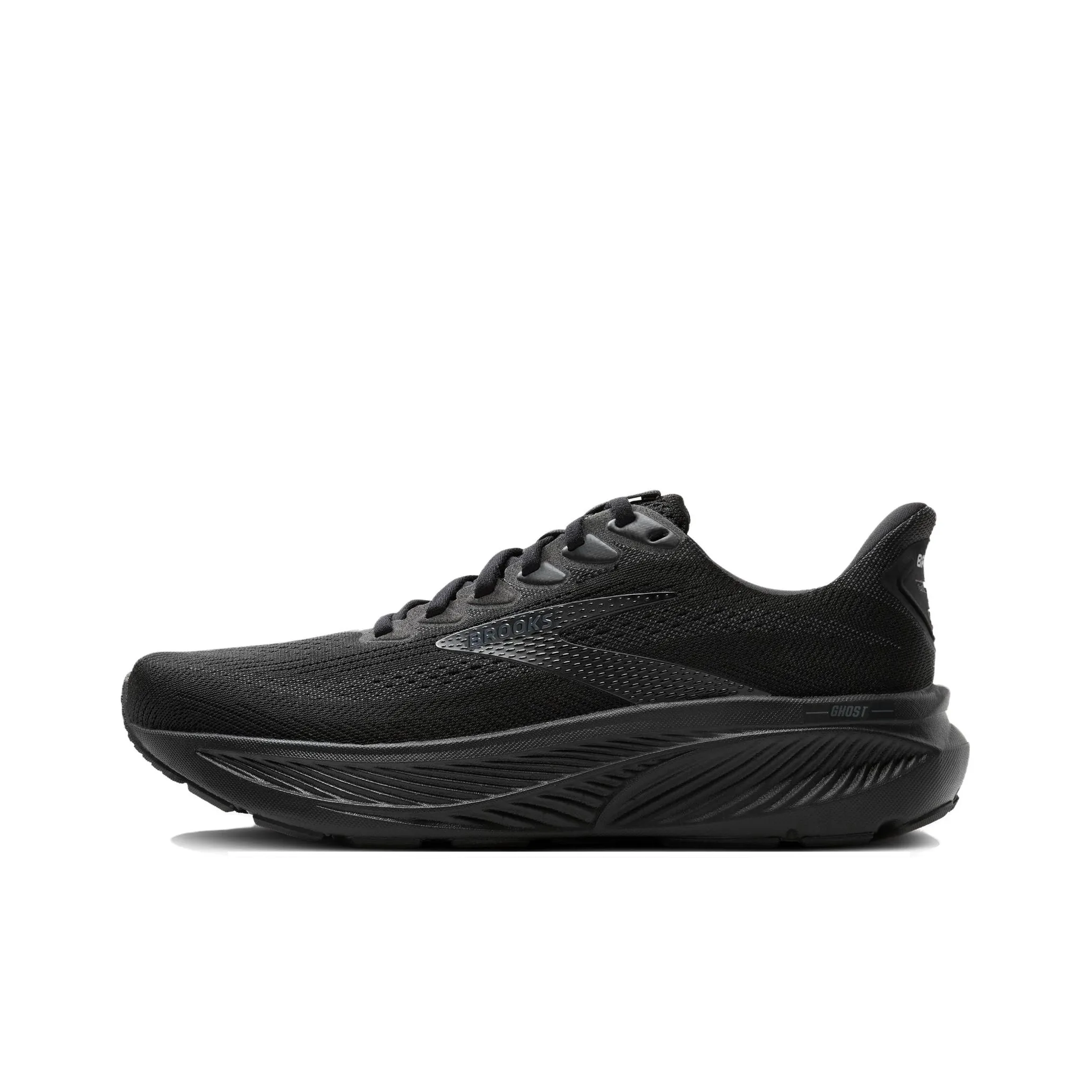 Brooks Ghost 17 Anti Slip Wear Resistant Low Top Casual Running Shoes Women's Black