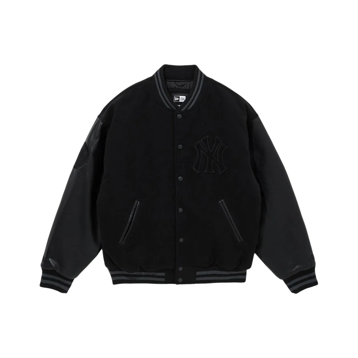 New Era Бейсбольная куртка Унисекс Черный
