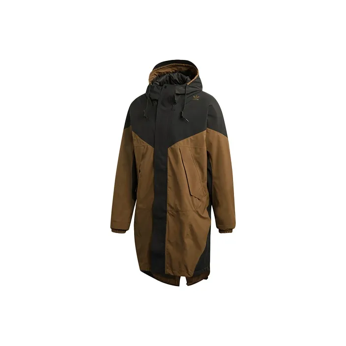 Adidas Originals Trench Coats Men's Black Brown Multicolor
