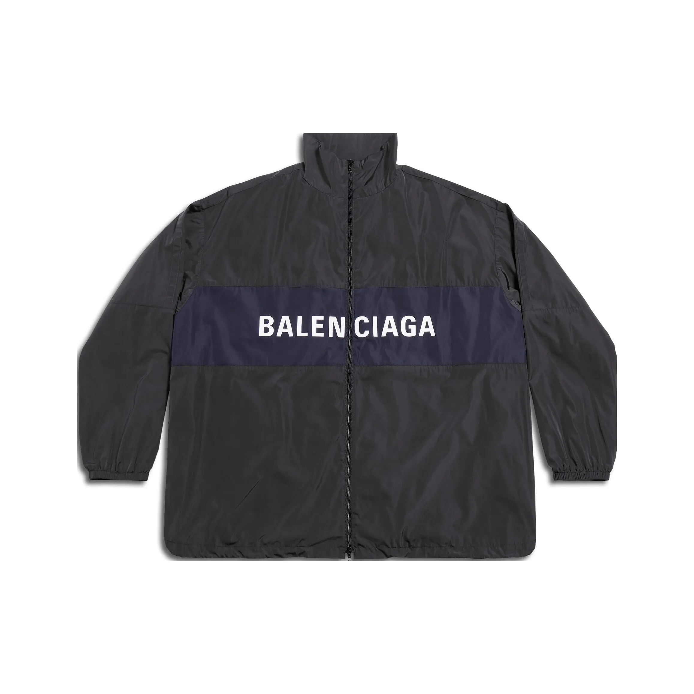 Balenciaga Logo Zip Up Jacket