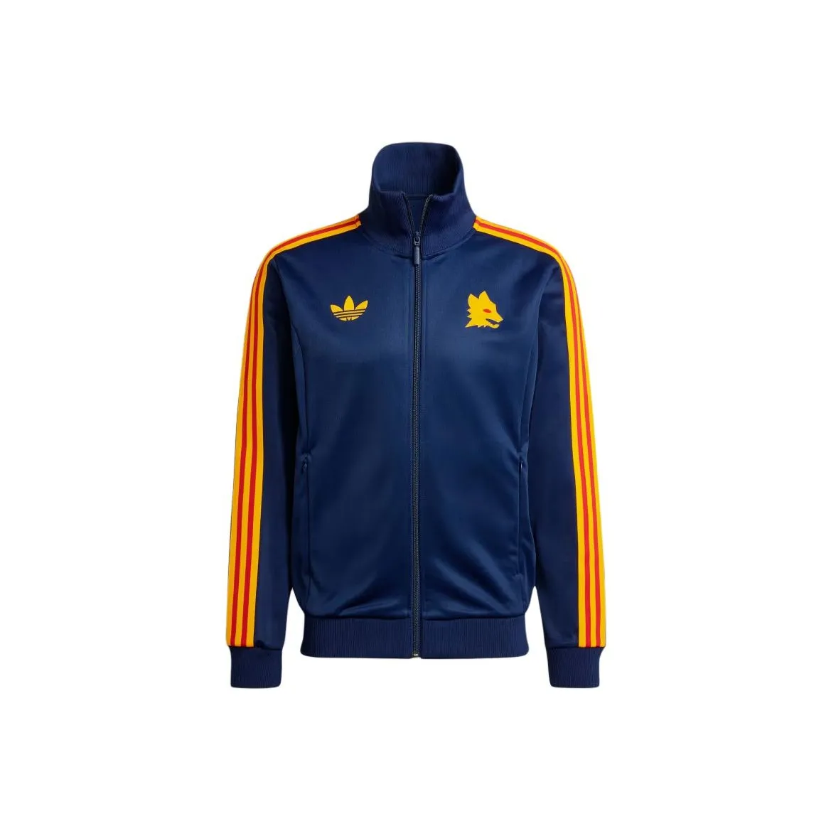 Adidas Originals TRACK TOP FW24 AS ROMA Куртки Пальто Мужской Полуночный индиго