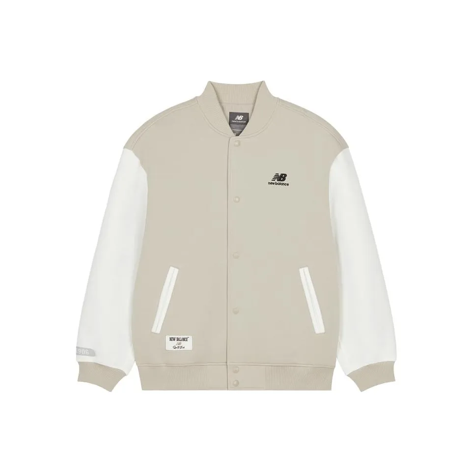 New Balance Baseball Jacket Unisex Gray