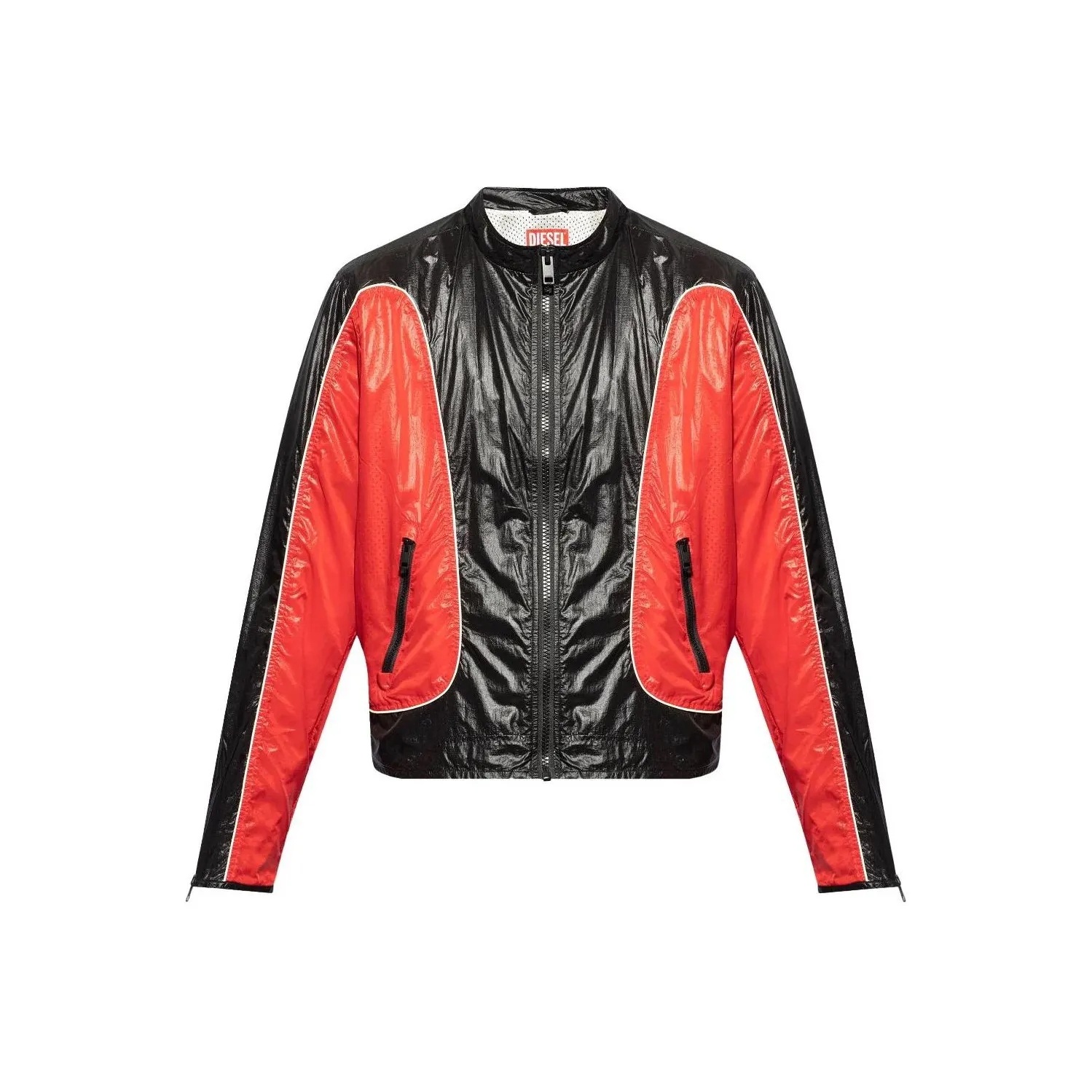 DIESEL FW24 Куртки и Пальто Мужской Красный Черный