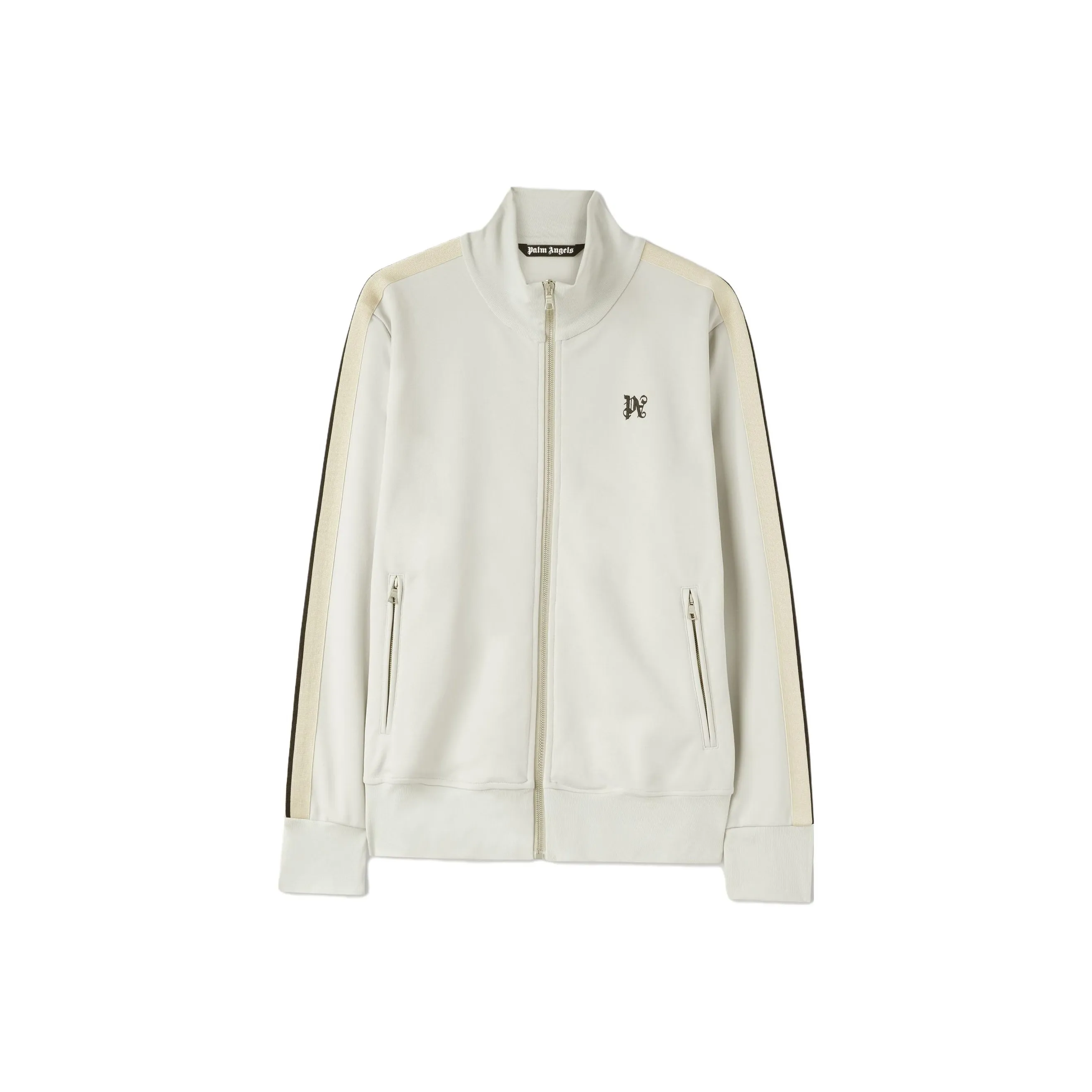 PALM ANGELS Monogram Track Куртка Куртки Пальто Мужской Светло-Серый