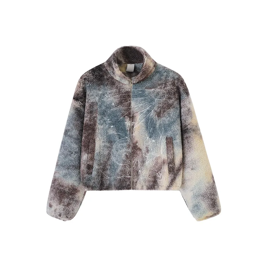 CONP Бархат Feel Куртка Унисекс Tie Dye