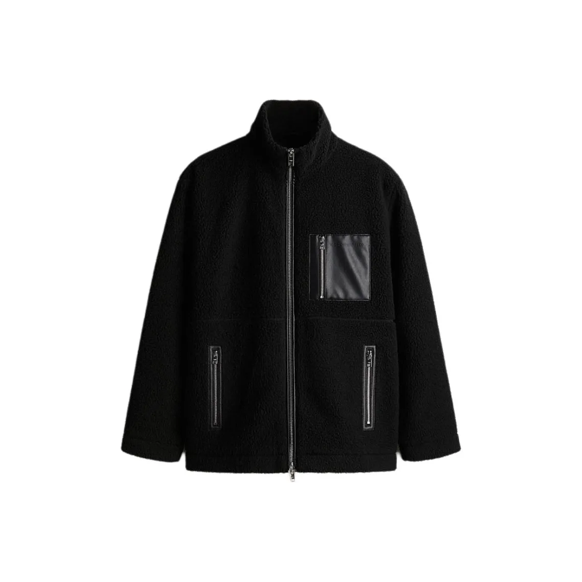 H&M Velvet feel Coat Men's Black