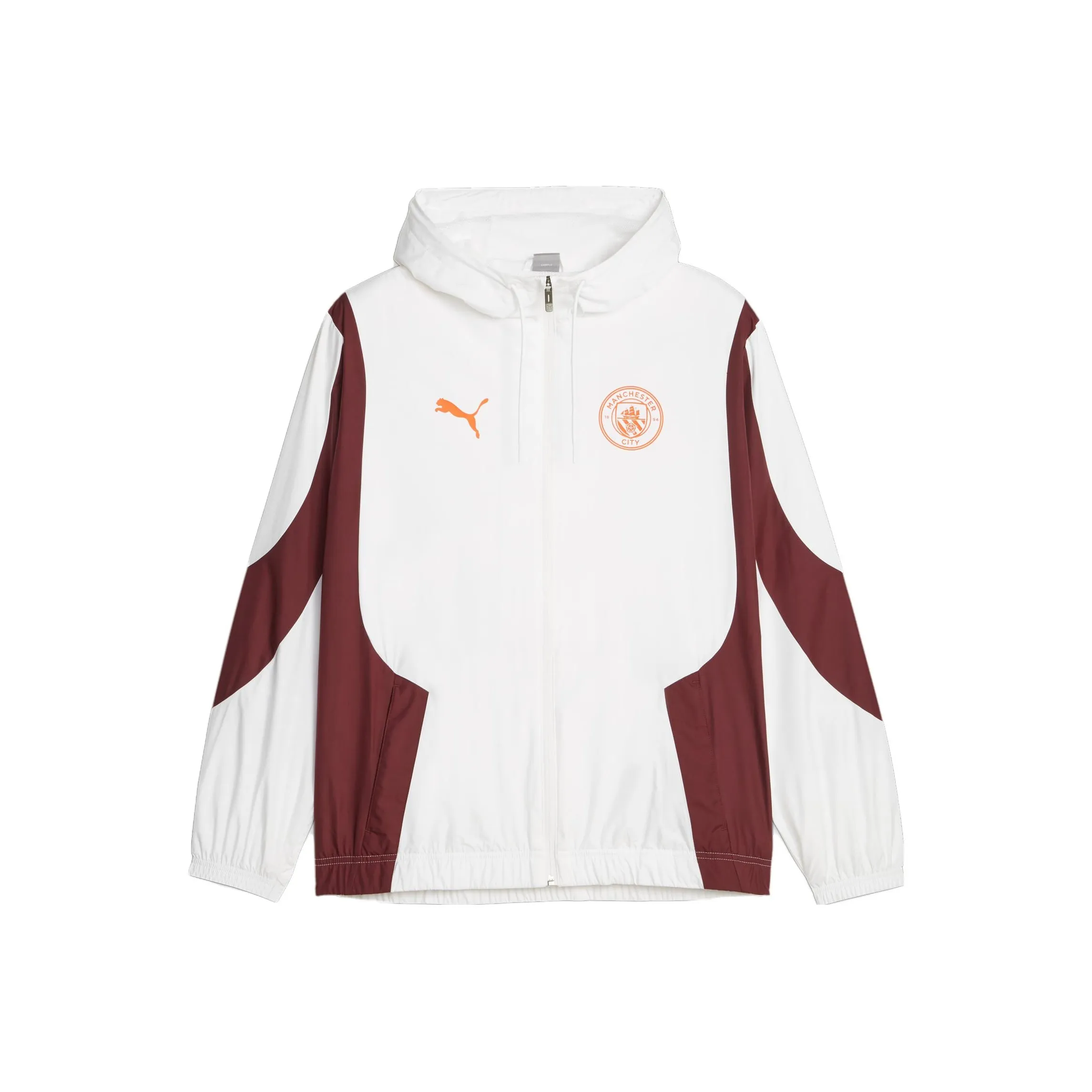PUMA Manchester City Manchester City Мужской PREMATCH Anthem Куртка Мужской Белый